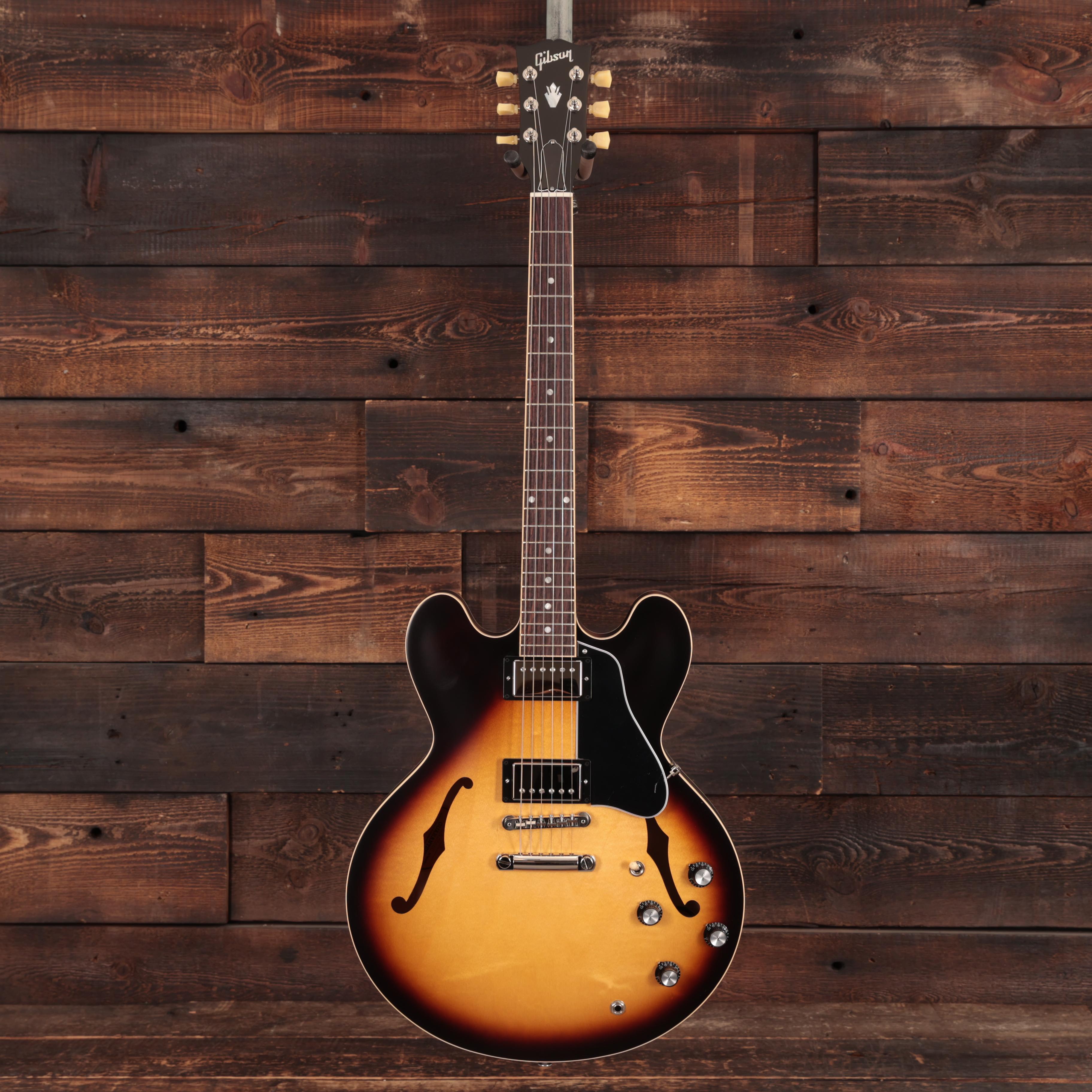Gibson USA ES-335 Satin in Satin Vintage Burst - Andertons Music Co.